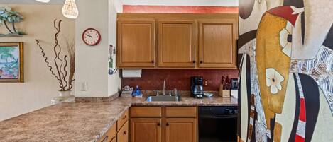 Condo, 2 Bedrooms | Private kitchen | Coffee/tea maker, fridge, oven, toaster
