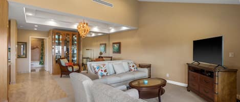 Condo, 3 Bedrooms | Living area | Smart TV