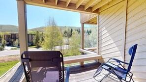 Terrace/patio - Ridge Condo 2610 - New Listing! Pet Friendly w/ Elkhorn Golf, Tennis, Hot Tub (Sun Valley)