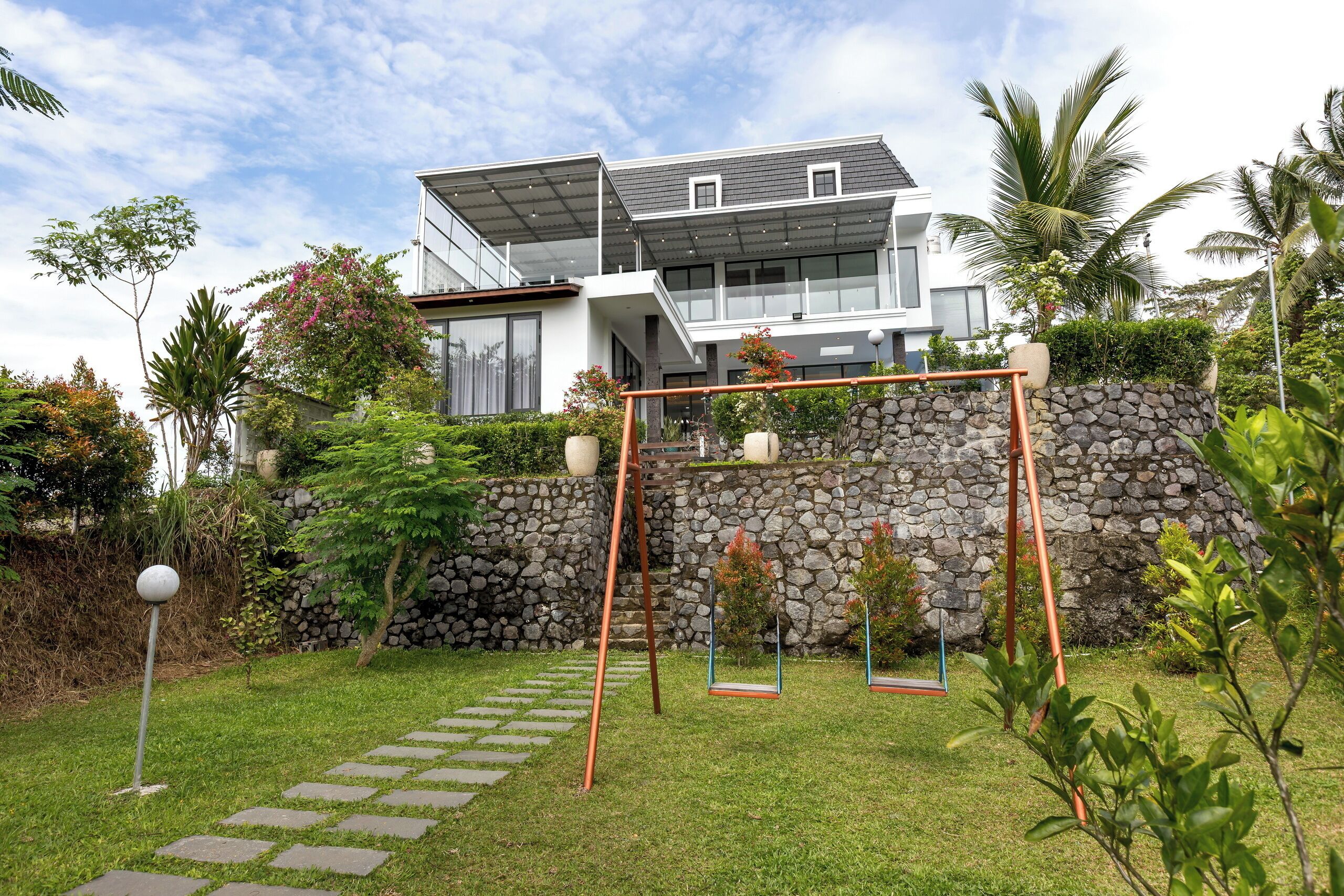 Vila Desain, 3 kamar tidur, kolam renang pribadi, pemandangan bukit | Eksterior