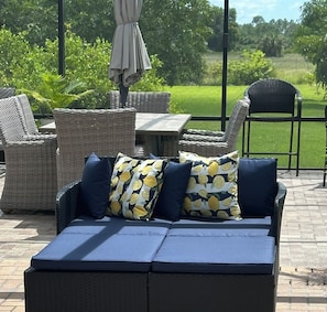 Outdoor dining - Serene Garden Studio w/Pool (Naples)