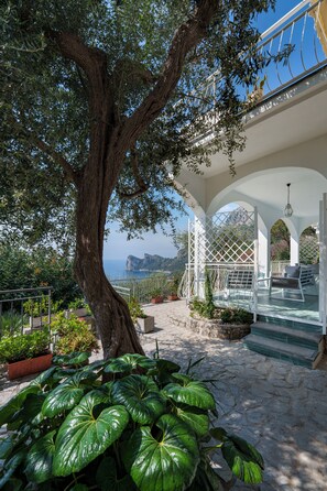 Comfort Apartment, Sea View | Terrace/patio