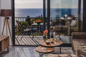 Appartement Confort, vue mer | Coin séjour