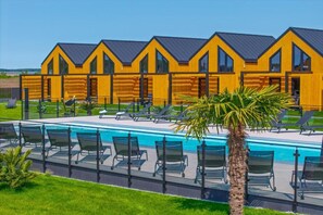 Pool - Comfortable holiday homes, pool, sauna, jacuzzi (Kopan)