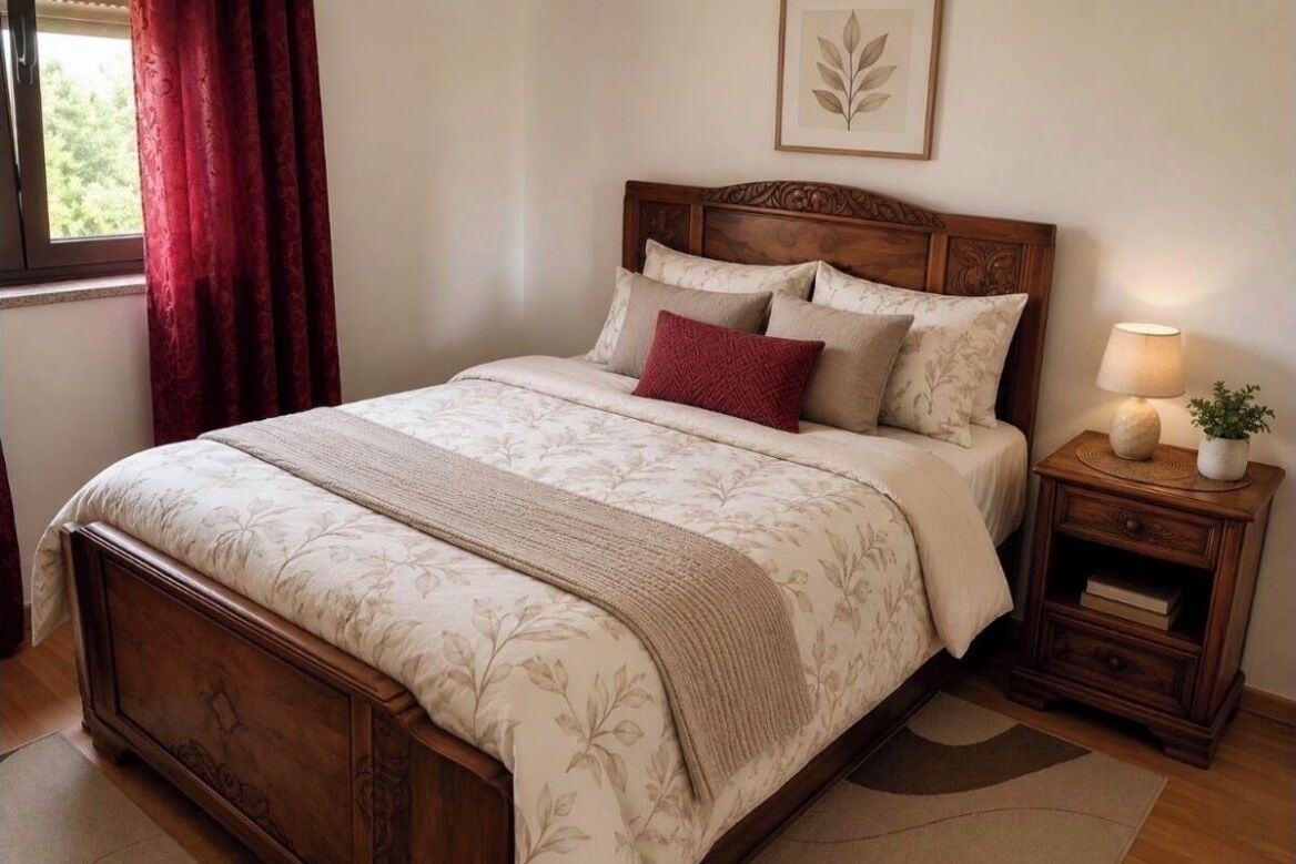 Iron/ironing board, bed sheets