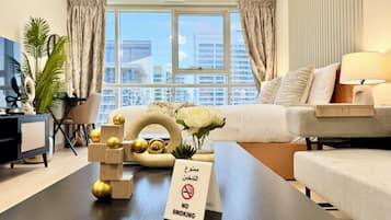 Luxury Apartment, Lake View | In-room safe, blackout drapes, iron/ironing board, free WiFi