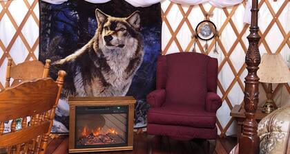 DANCIN WOLF YURT offering “Glamping at its Finest” on the Shenandoah River!