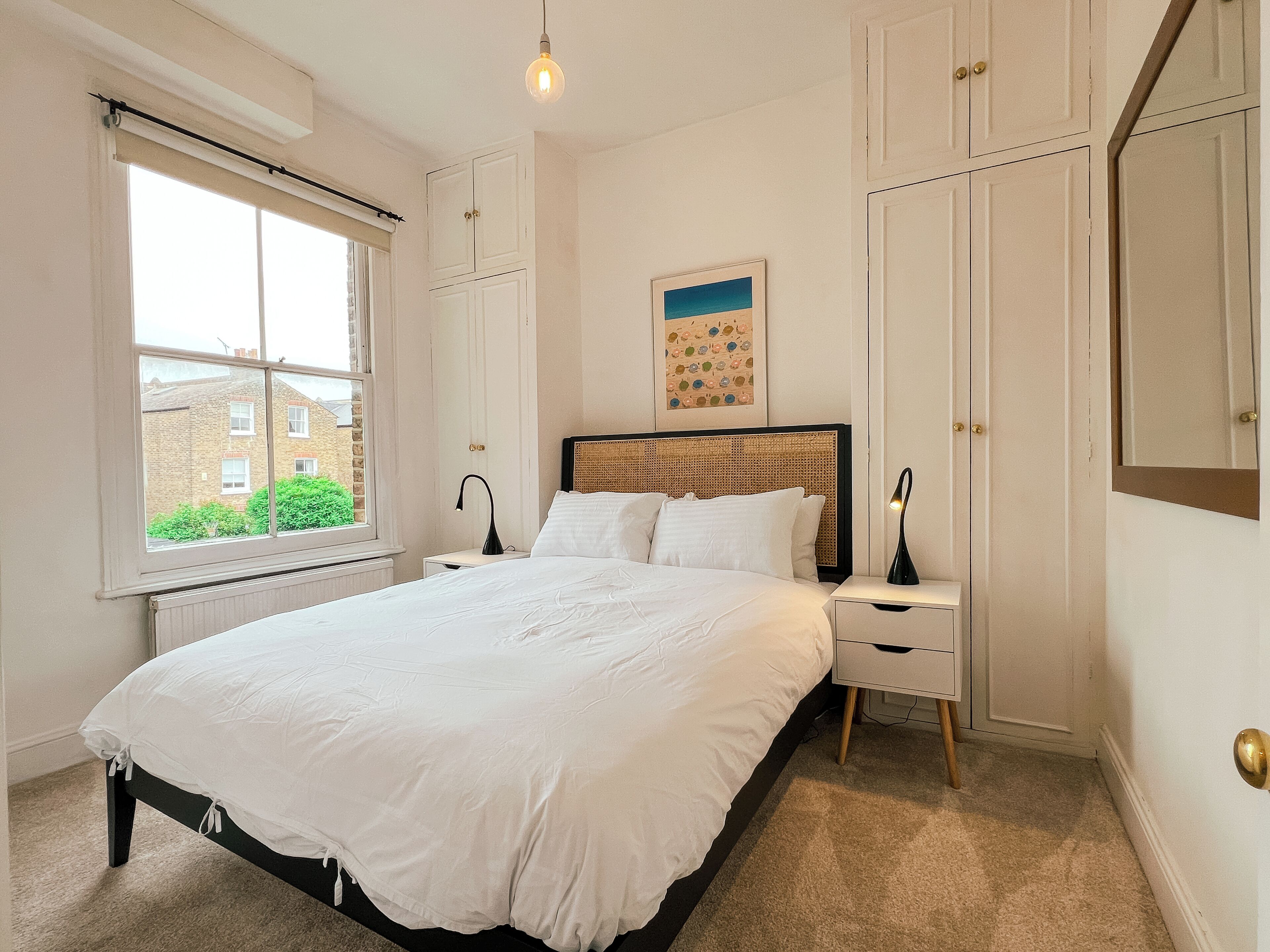 Blackout curtains, iron/ironing board, free WiFi