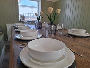 Dining - Seafront Family home with Ground floor bedroom (Rhos on Sea)