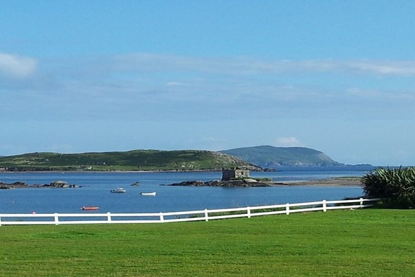 View from the lawns of the local bar