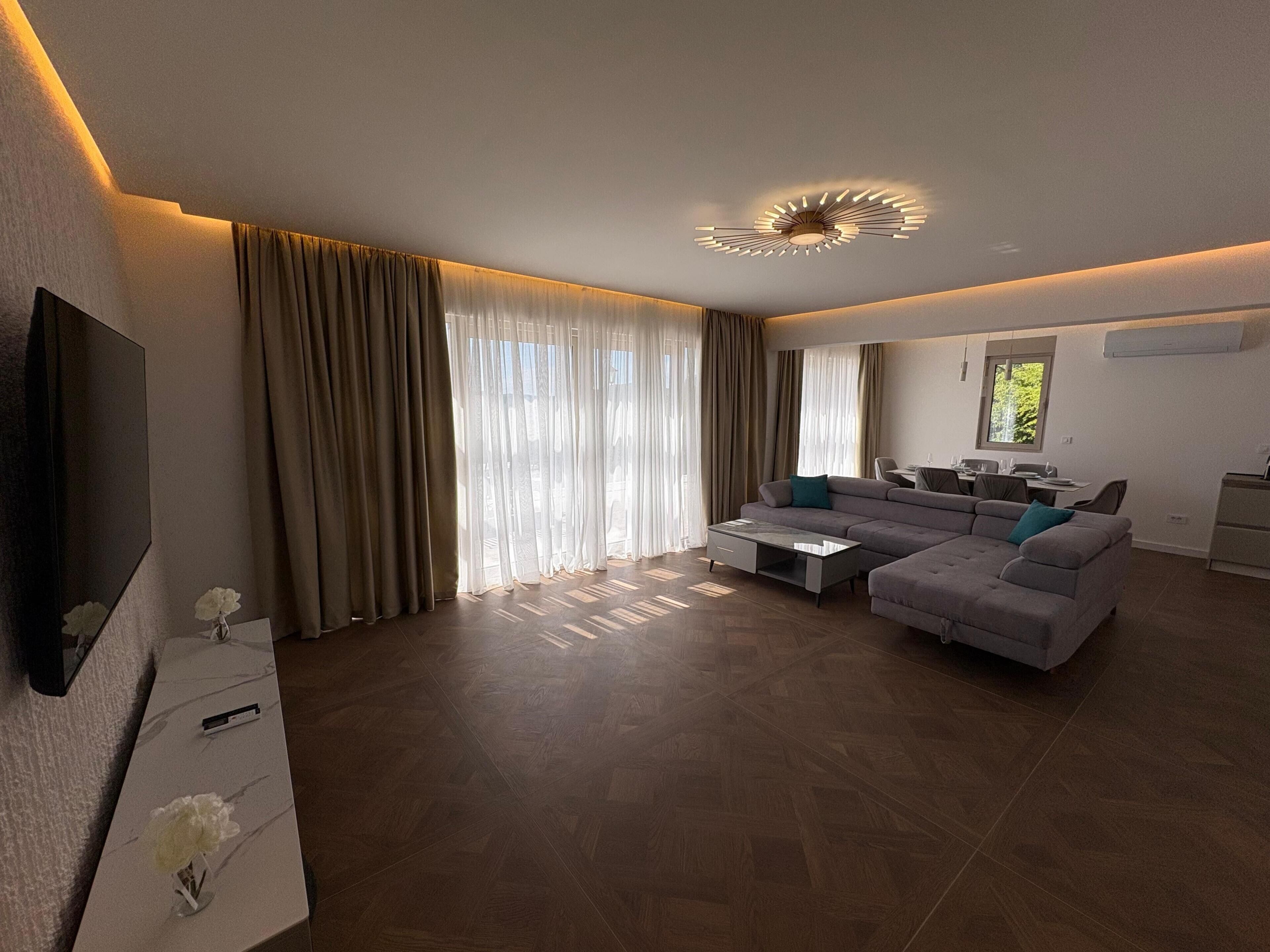 Deluxe Villa, Sea View | Living area