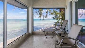 Family Condo, 3 Bedrooms, Kitchen, Beachfront | Terrace/patio