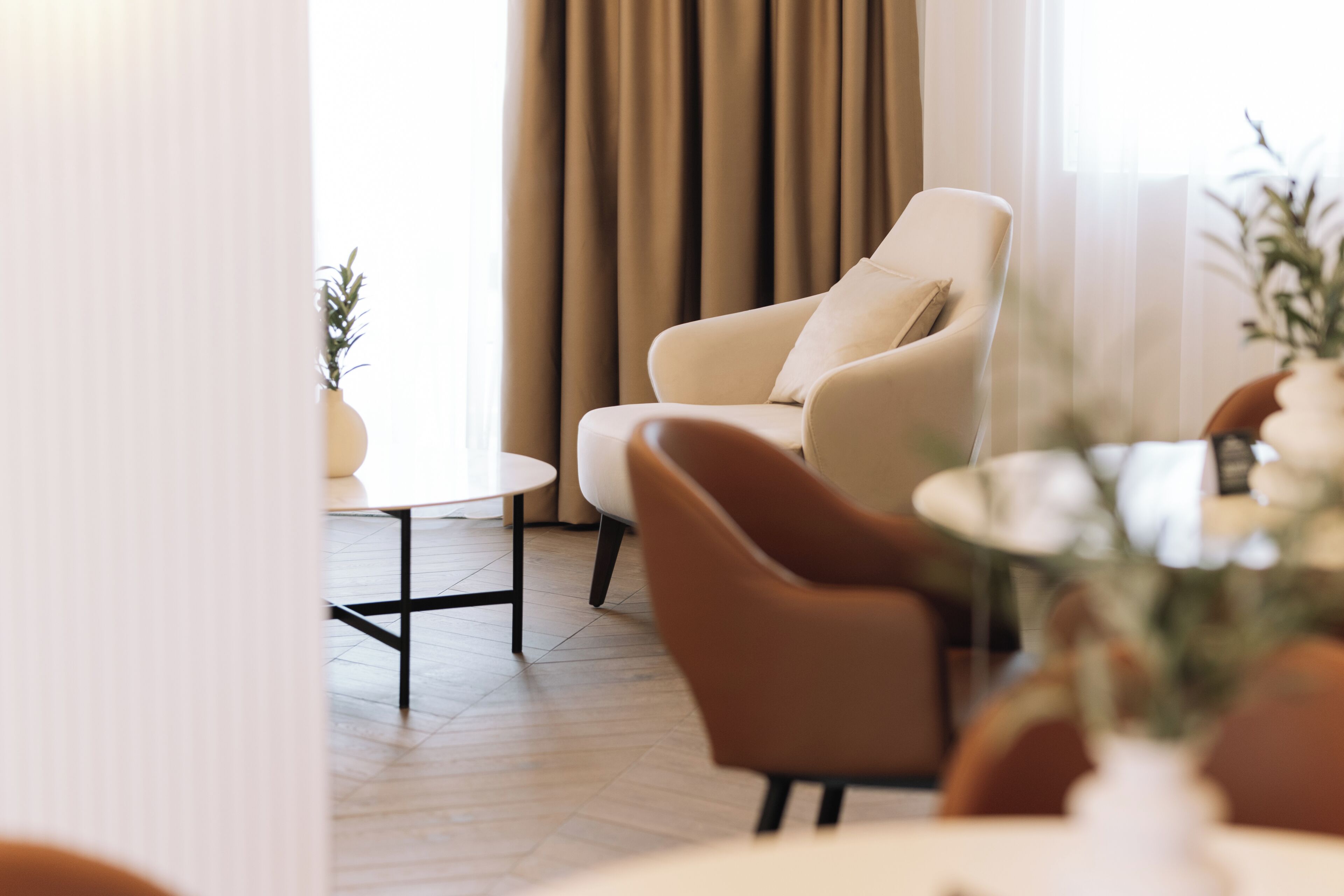 Departamento Deluxe, balcón, vista al mar | Interior