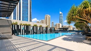 Pool - Resort Retreat in Circle: 2BR Stay & SPA (Surfers Paradise)