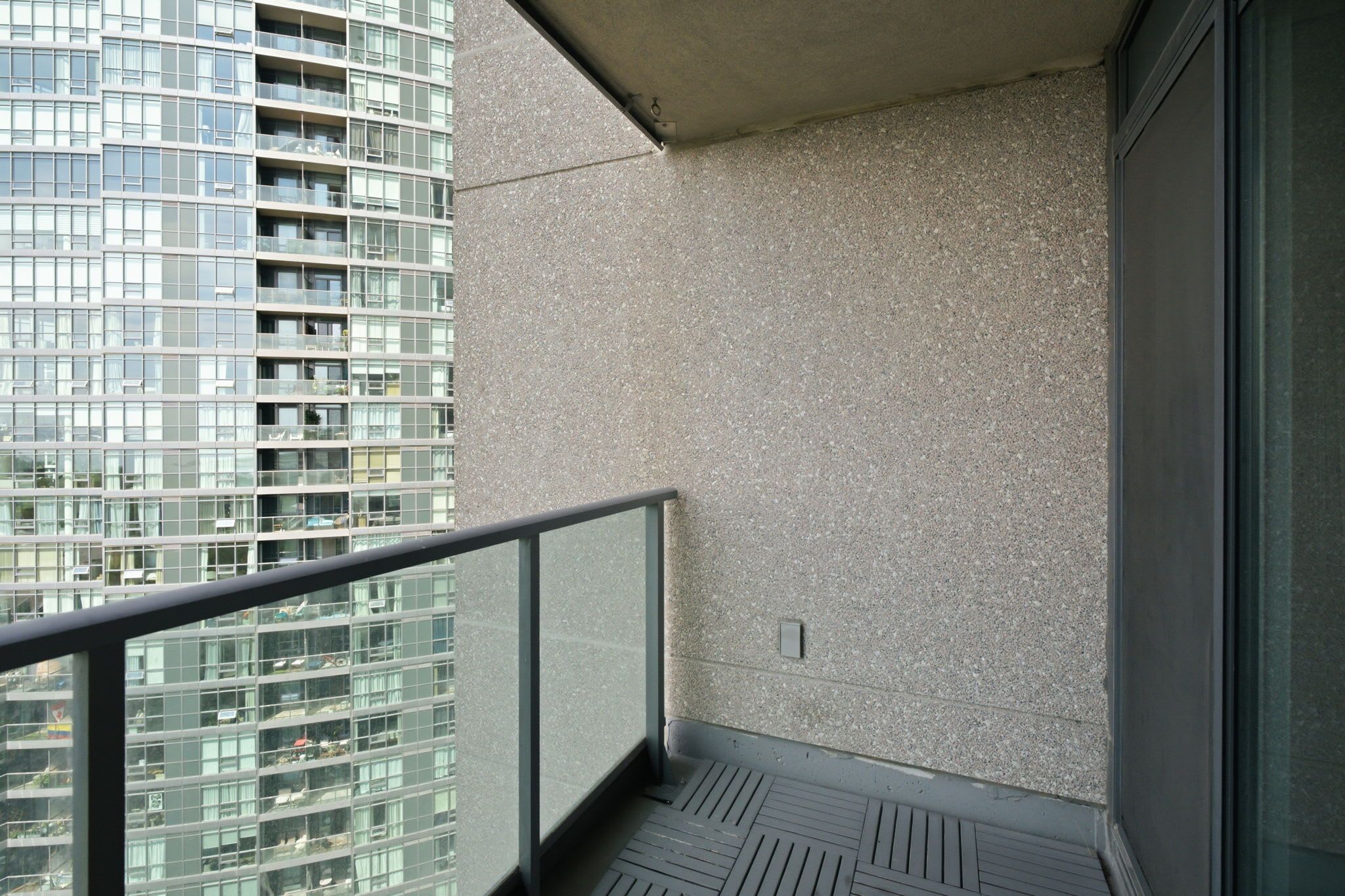 Private balcony space to enjoy fresh air and city vibes.