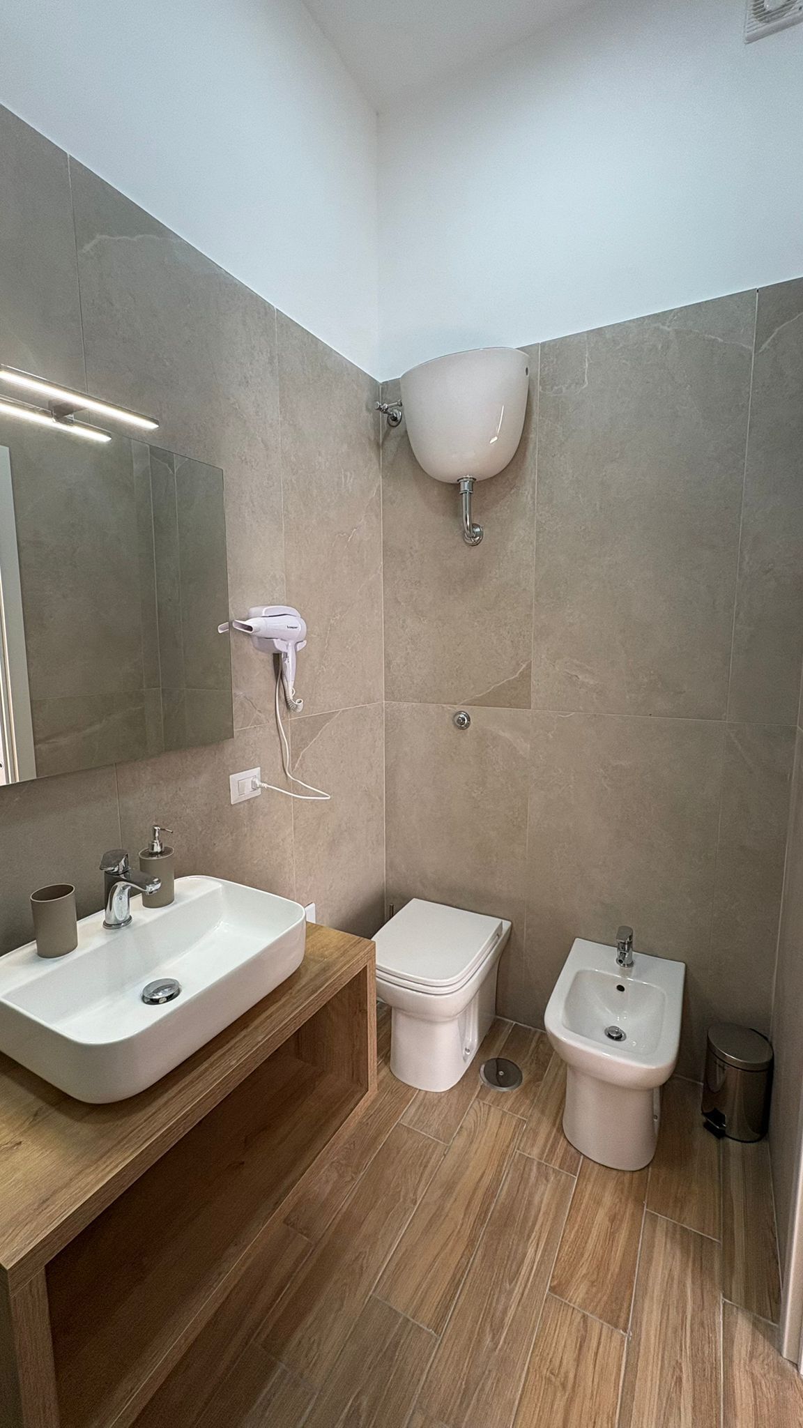 Bathroom | Shower, hair dryer, towels, soap