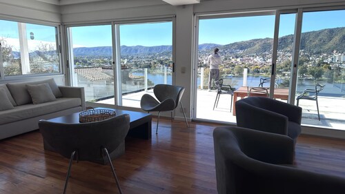 Lodge One overlooking the lake and mountains. An intimate refuge.