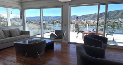 Lodge One overlooking the lake and mountains. An intimate refuge.