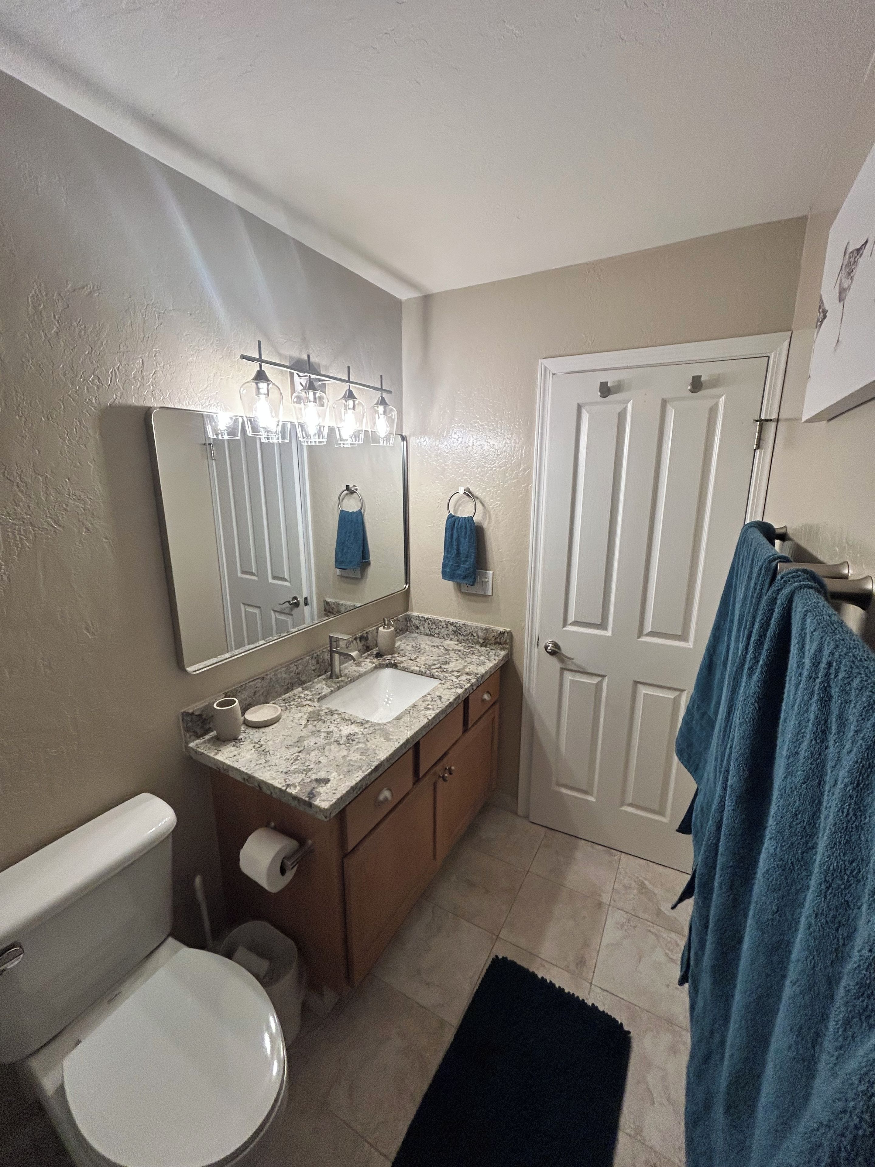 Newly renovated primary bathroom