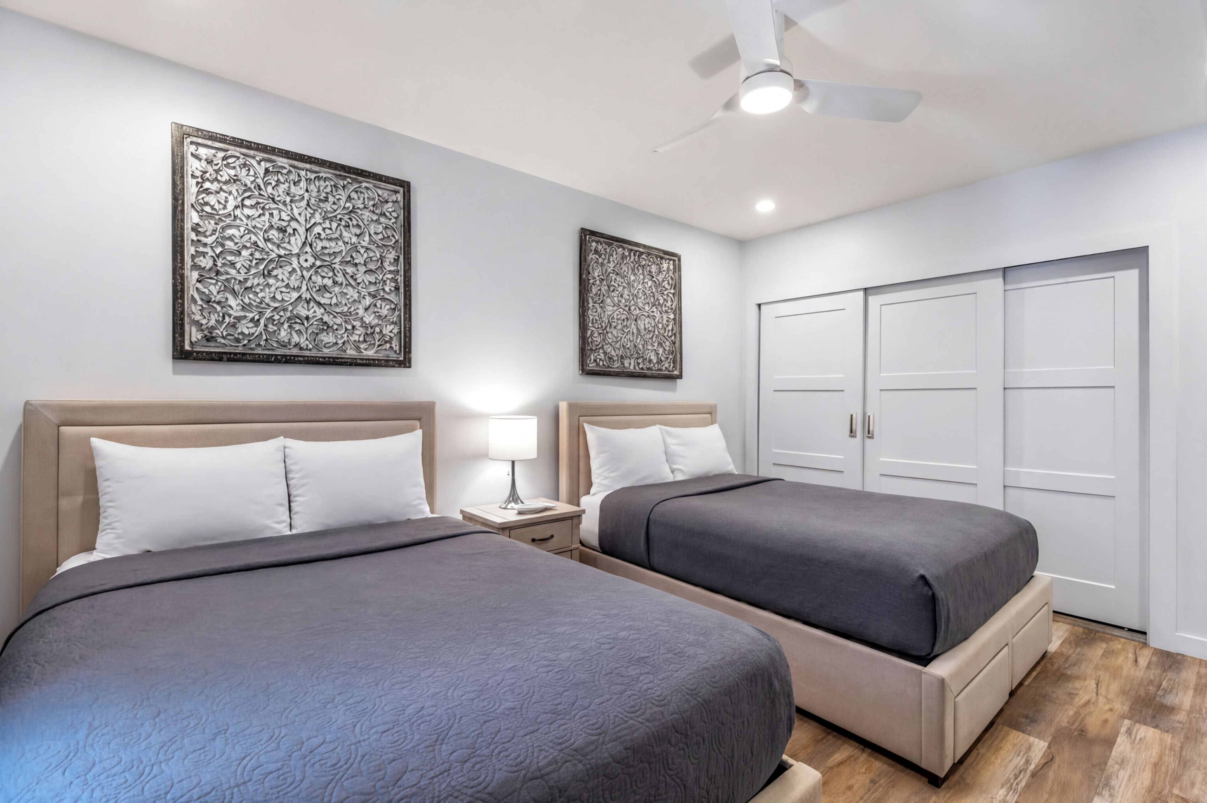 Appart'hôtel Luxe, 2 chambres, cuisine, en front de plage