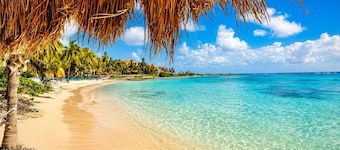 Beachfront condo with loft and sea views