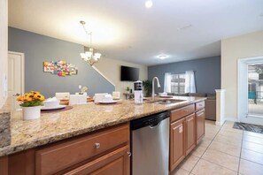 Private kitchen - Storey Lake: 5BR Home w/ Private Pool Near Disney (Kissimmee)
