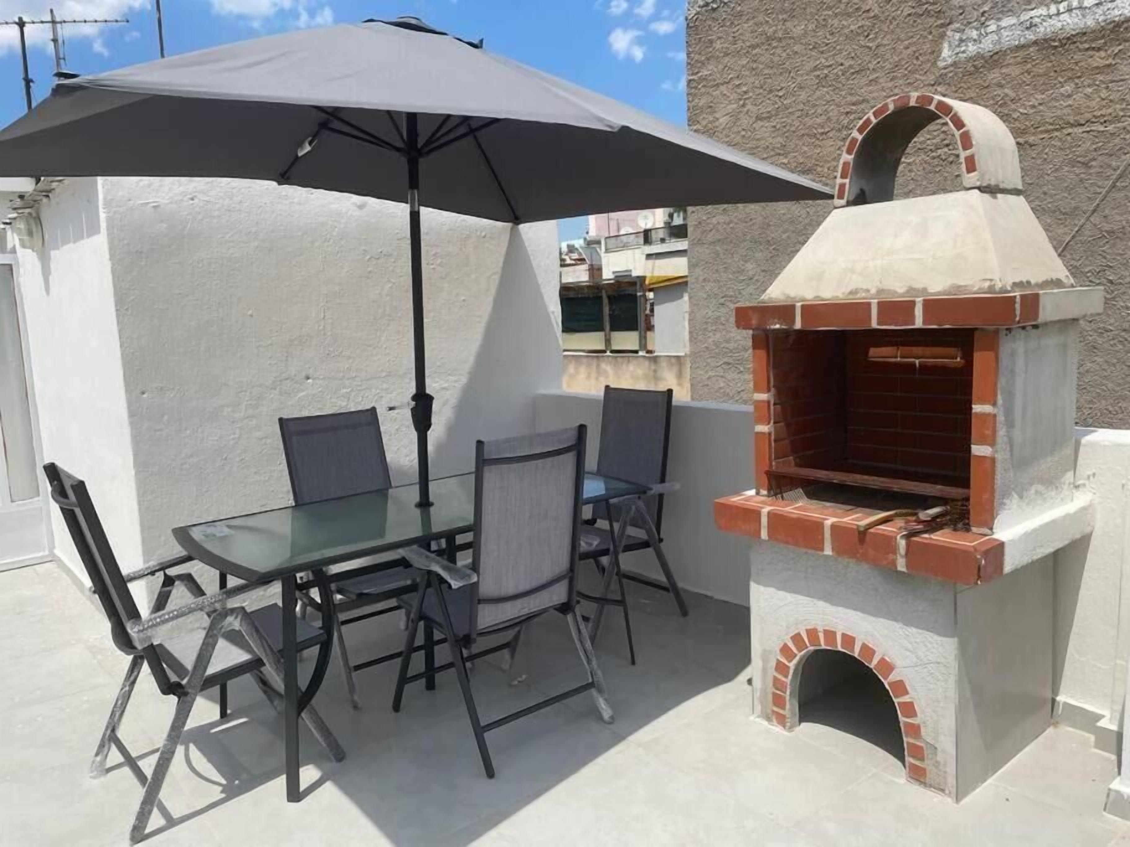 Appartement, balkon | Buiten dineren