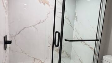Standard Single Room, 2 Bedrooms, Non Smoking, Microwave | Bathroom | Shower
