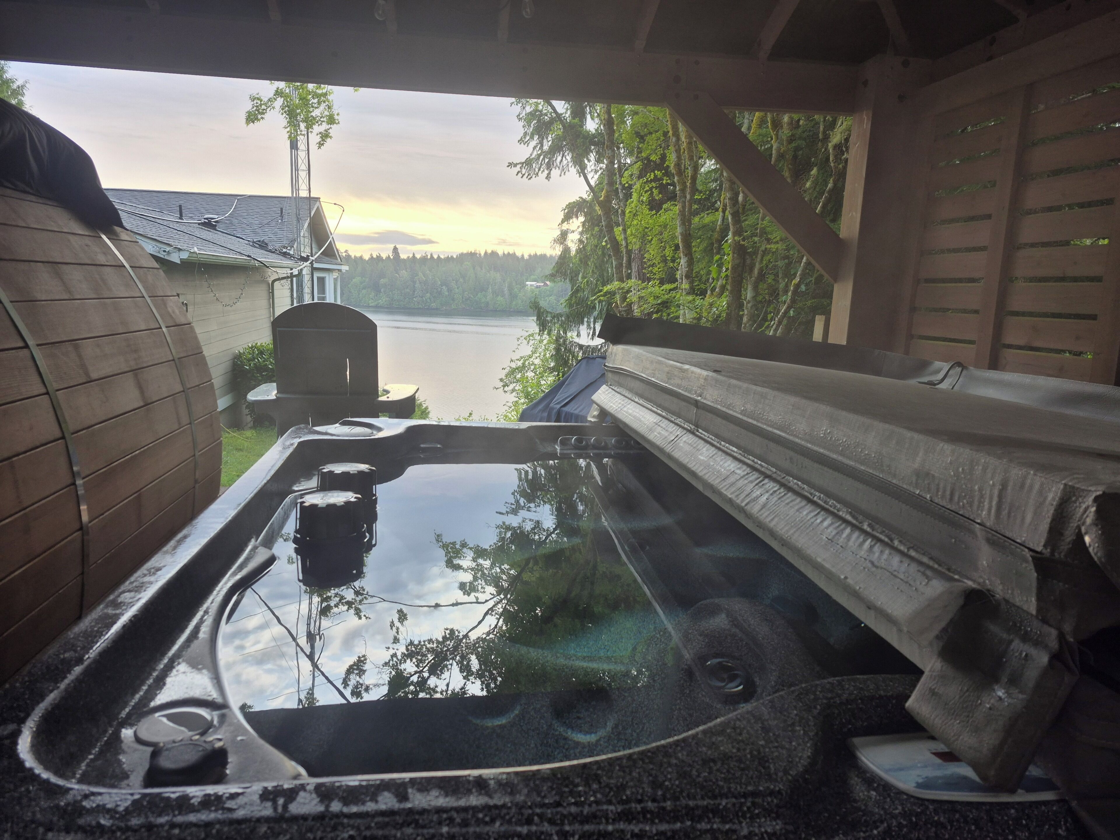 Bain à remous extérieur