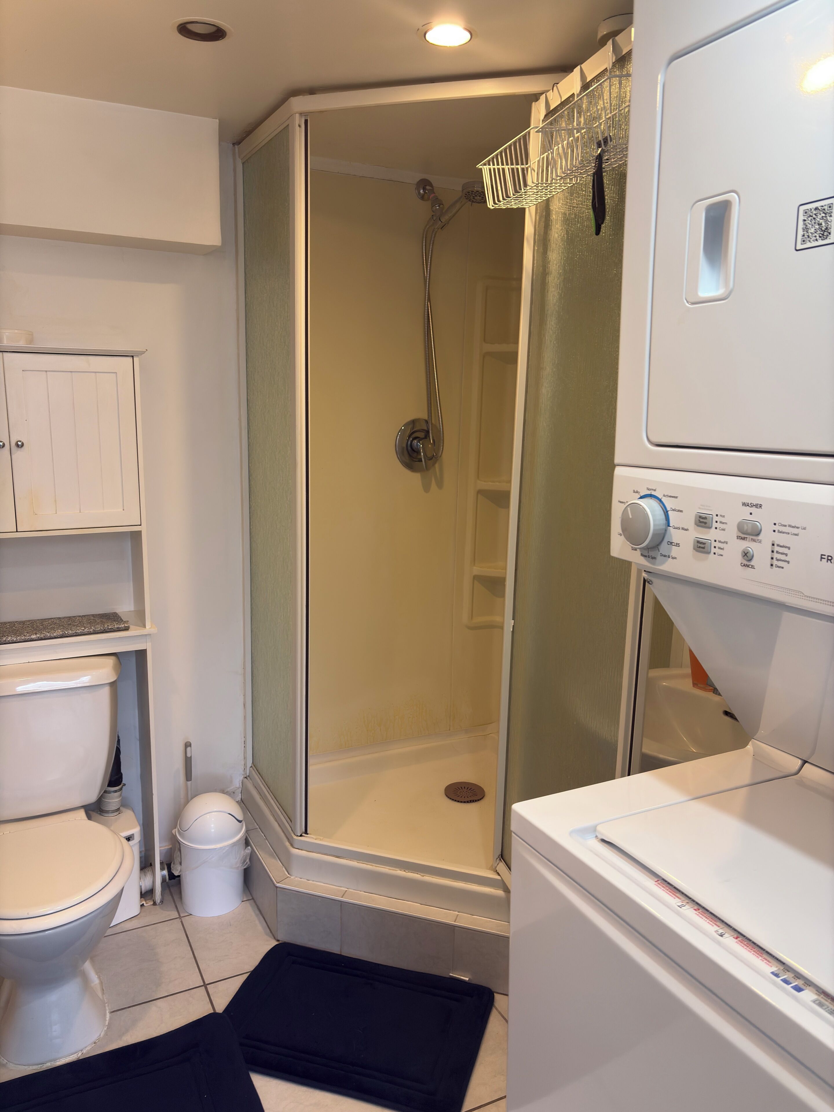 Towels, soap, toilet paper