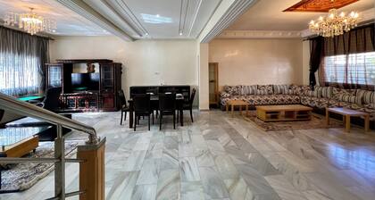 3-bedroom villa in charming Fes with AC, fitness tools & jacuzzi