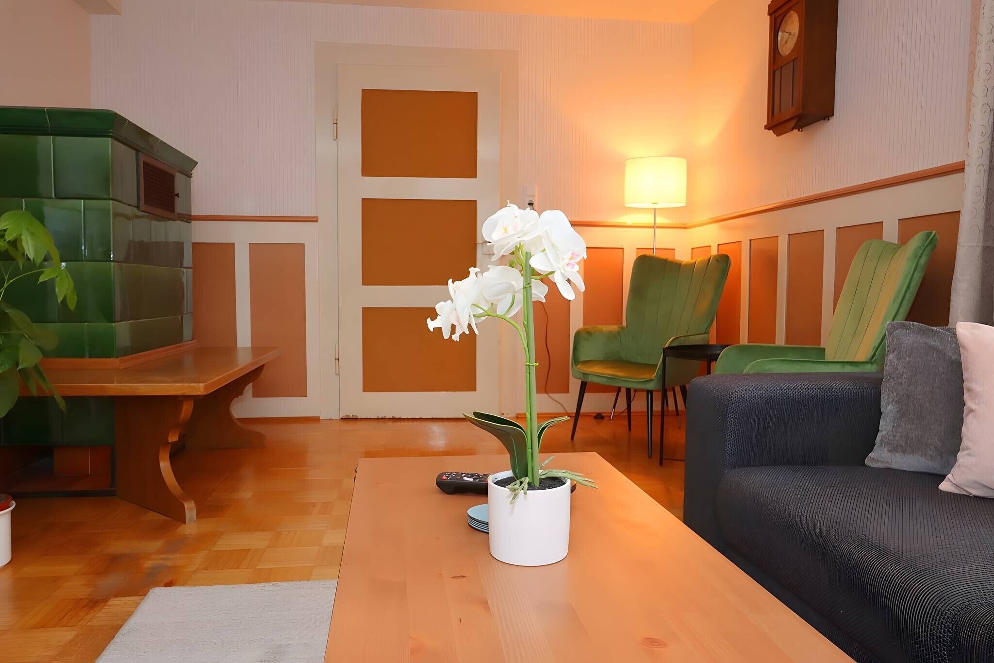 Fernseher, Kamin