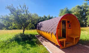Exterior - Sleeping barrel Weidenblick -heatable- (Petersberg)