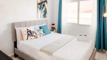 Blackout drapes, iron/ironing board, free WiFi