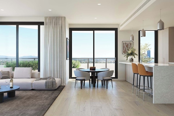 Luxury Apartment, Balcony, Ocean View | Living area