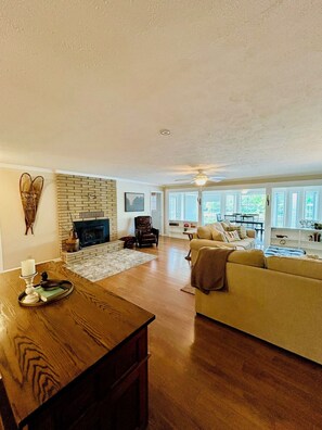 Smart TV - Riverfront Retreat - Fish, Float and Unwind - Charming Two Bedroom Getaway (Cotter)