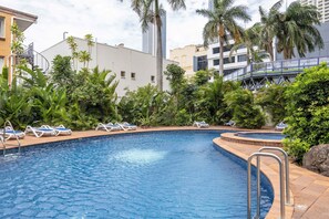 Pool - Coastal Retreat with Ocean Views | Walk to Beach & Dining | Parking (Surfers Paradise)