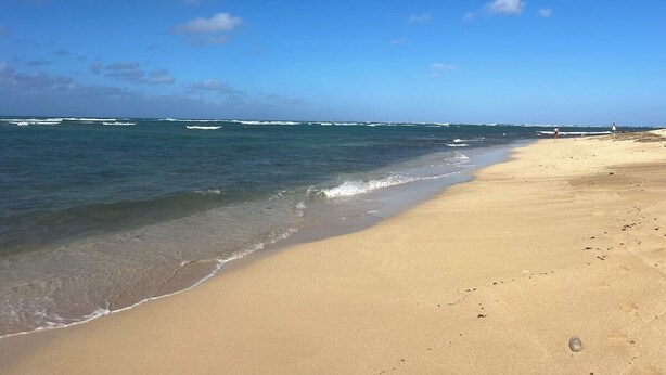 A beach with clear skies, calm waves, and a sandy shore. - Penthouse level Waikiki Gold Coast- Spectacular Ocean View (Honolulu)