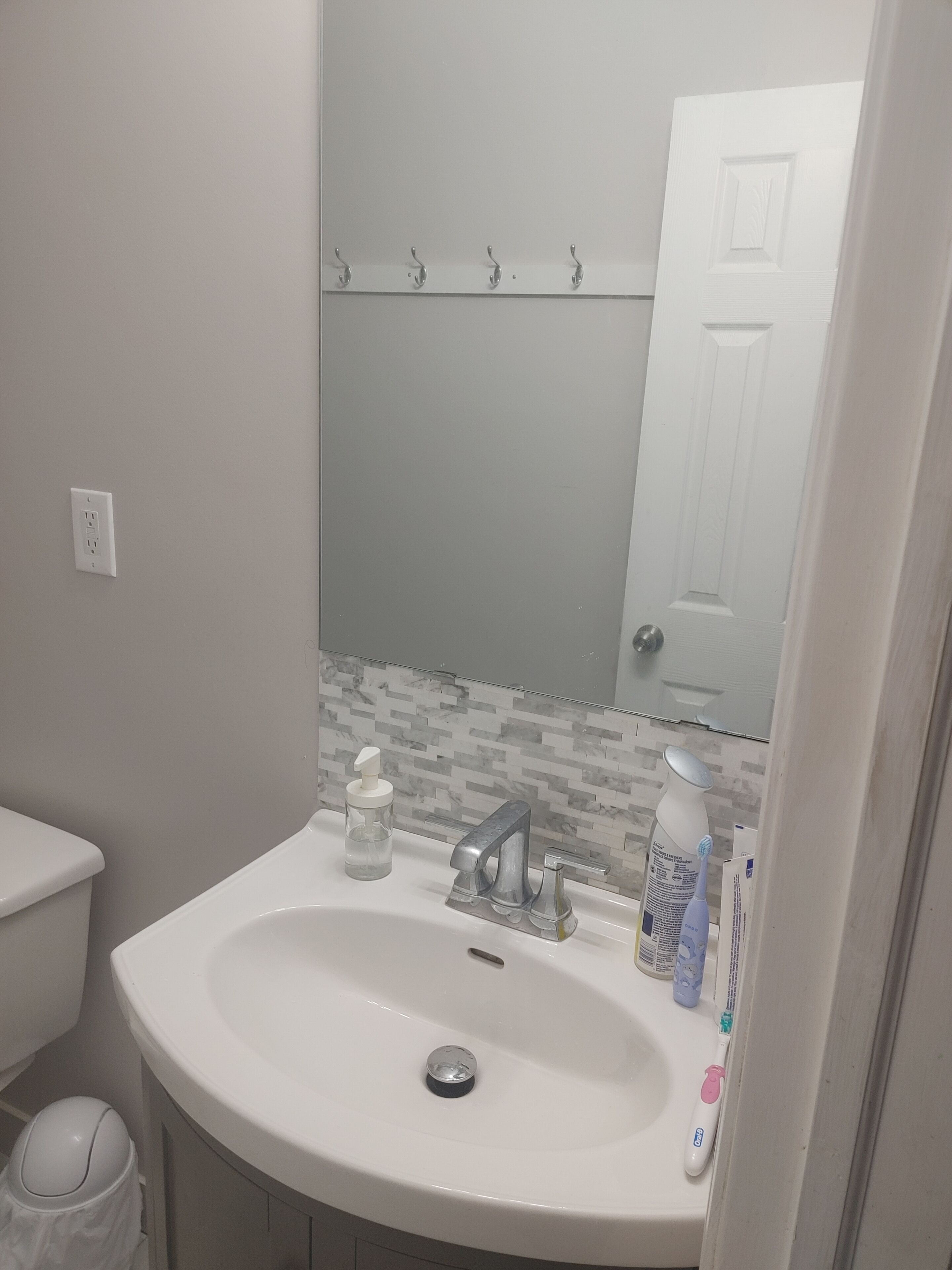 Towels, soap, toilet paper