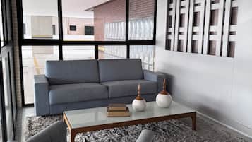 Familie studio, airconditioning, uitzicht op stad | Woonruimte