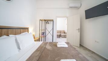 Basic-Apartment, Balkon | Schreibtisch, kostenloses WLAN
