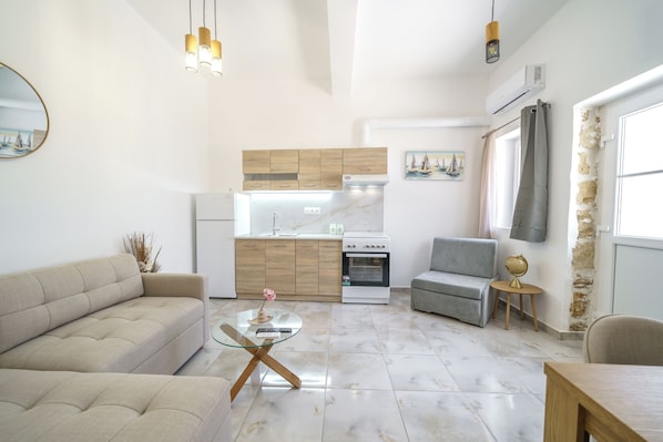 Appartement Confort, balcon | Coin séjour