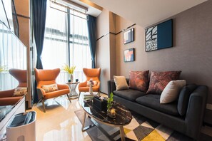 Premium Duplex | Living area - Hengbang Times Huaqiang North Store (Shenzhen)