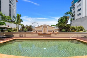 Outdoor pool, a heated pool - Juliette’s View | Boutique Stay Near Esplanade (Cairns City)
