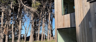 Original Demo Home on Ocean side with Hot Tub, Office. Dog friendly. Near Trail.