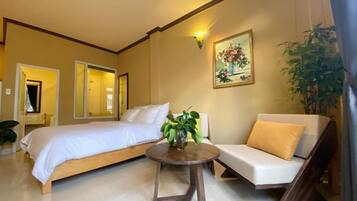 Blackout curtains, soundproofing, iron/ironing board, free WiFi