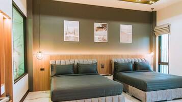 Family Villa, Patio, Sea View | Free WiFi, bed sheets