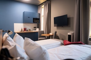 Cubrecamas, wifi gratis y ropa de cama 