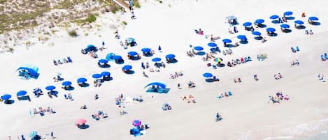 Tæt på stranden