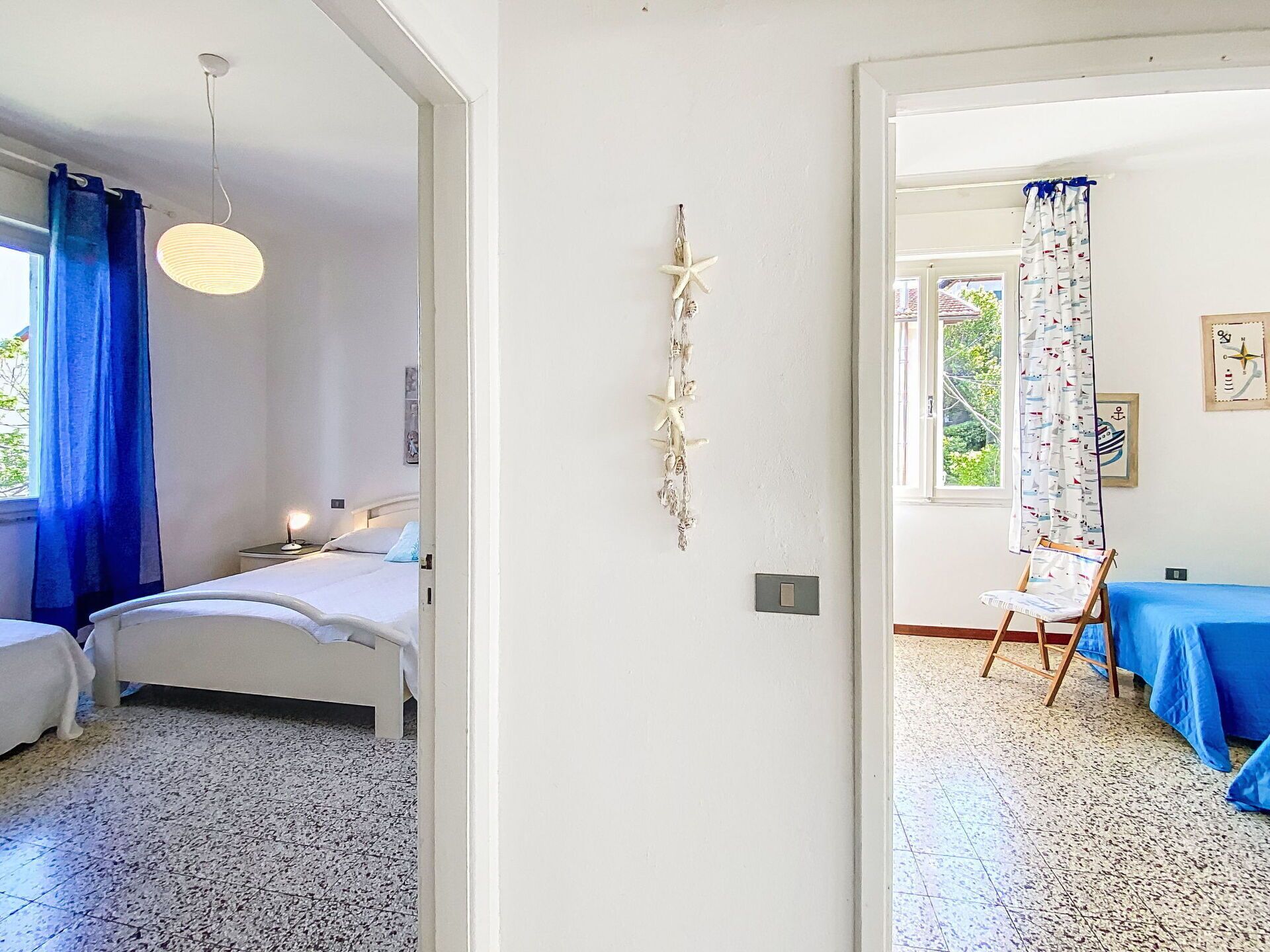 2 Schlafzimmer, Reisekinderbett, kostenloses WLAN, Bettwäsche